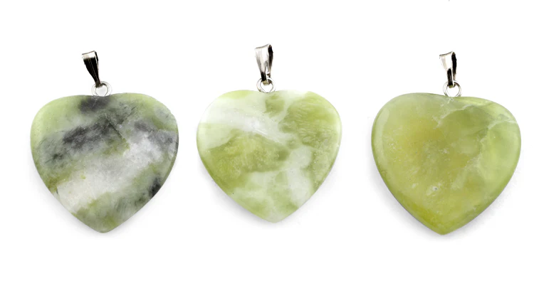 25mm Peace Stone Heart Pendant - Image 4