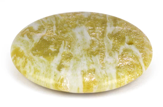 50MM Lemon Coin Gem Stone Pendant - Image 3