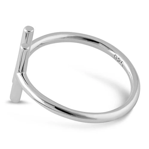 Sterling Silver Double Bar Ring - Image 4