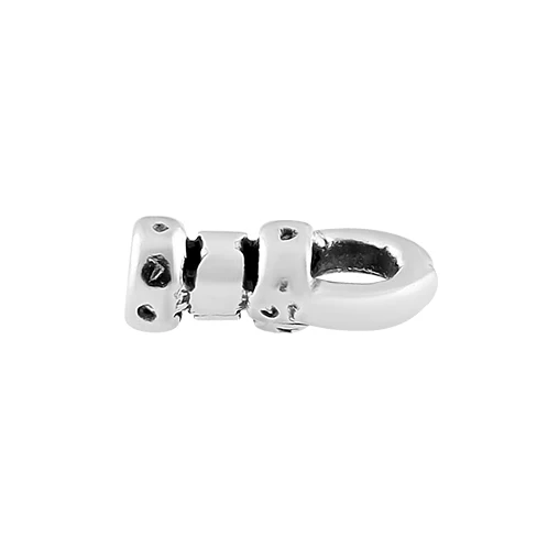 Sterling Silver Fancy End Cap 1mm - PACK OF 10 - Image 3