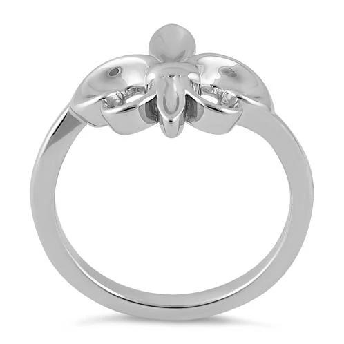 Sterling Silver Fleur de Lis Ring - Image 3