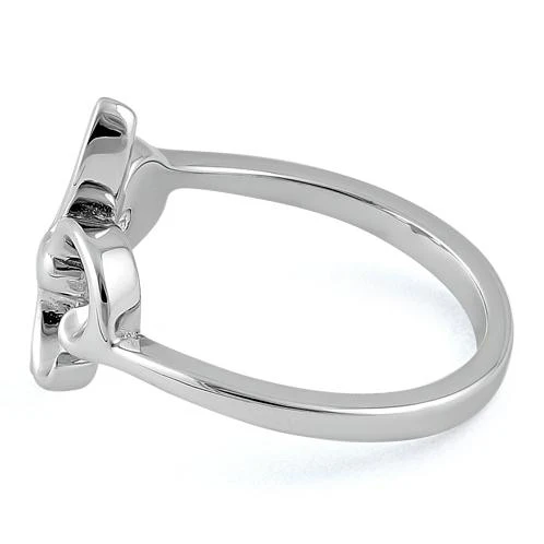 Sterling Silver Fleur de Lis Ring - Image 4