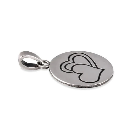 Sterling Silver "I've fallen in love many times Always with YOU" Pendant - Image 3