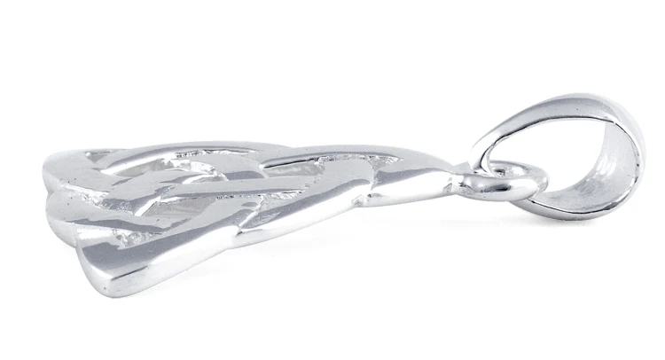 Sterling Silver Celtic Triquetra Charmed Pendant - Image 3