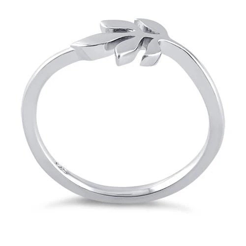Sterling Silver Leaf Ring - Image 3