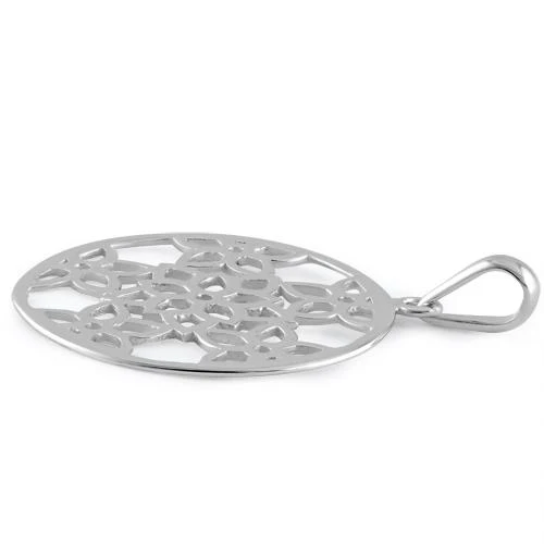 Sterling Silver Star Flower Pendant - Image 3