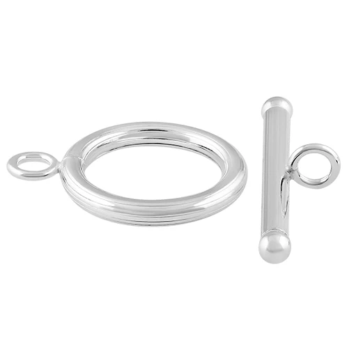 Sterling Silver Toggle Clasp 14mm - Image 3