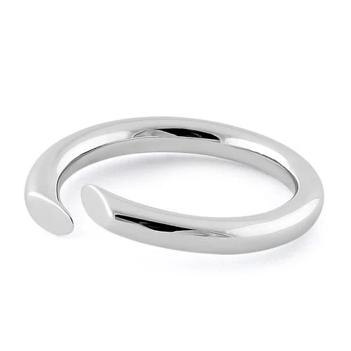 Sterling Silver Unique Adjustable Ring - Image 4