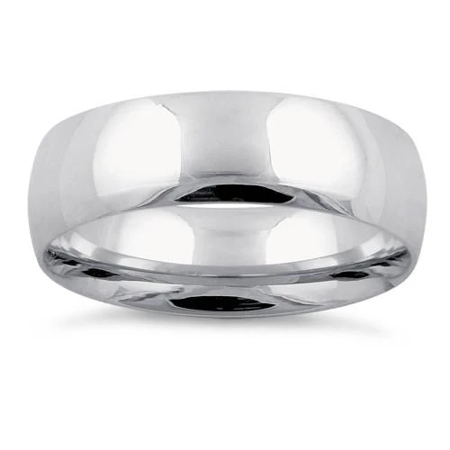 Sterling Silver Wedding Band 6mm - Image 3