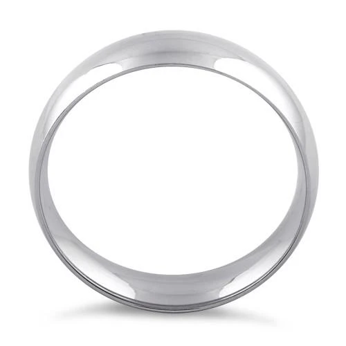 Sterling Silver Wedding Band 6mm - Image 4