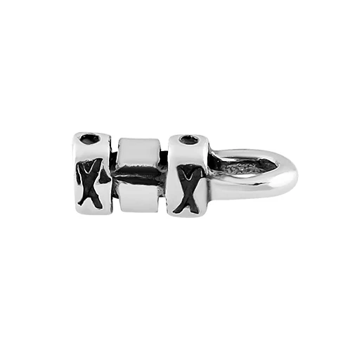 Sterling Silver Crimp End Cap 2.8mm - Pack of 2 - Image 3
