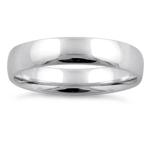 Sterling Silver Wedding Band 4mm - Image 3