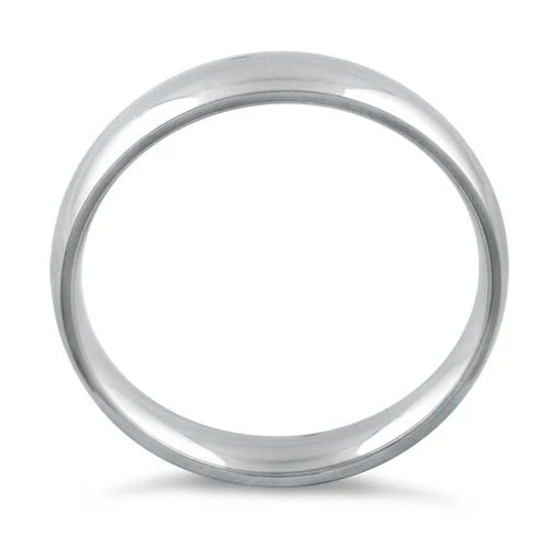 Sterling Silver Wedding Band 4mm - Image 4